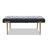 Velvet Upholstered Bench-1981340586