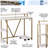 Industrial Writing Desk, Gold-1038080944