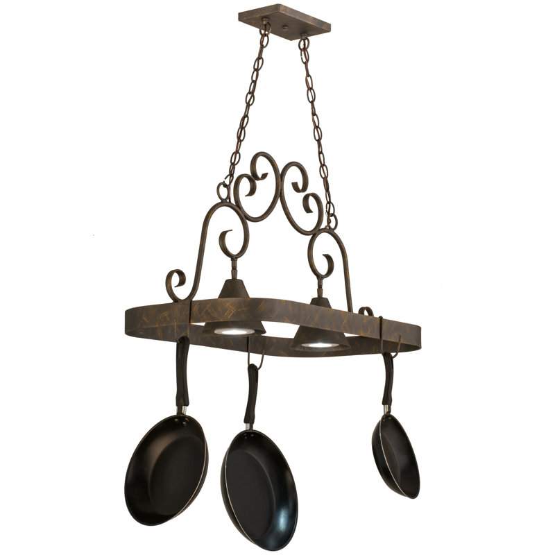 Elana Handcrafted Hanging Pot Rack