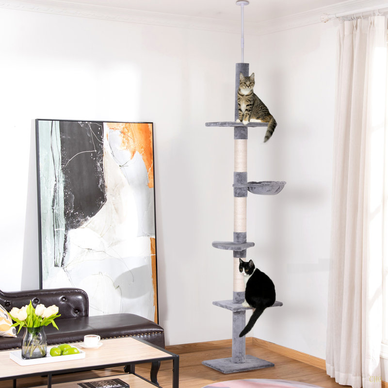 Arbre à chat vertical Pawhut