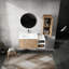 Meuble-lavabo de salle de bain - 42 po avec lavabo et armoire latérale