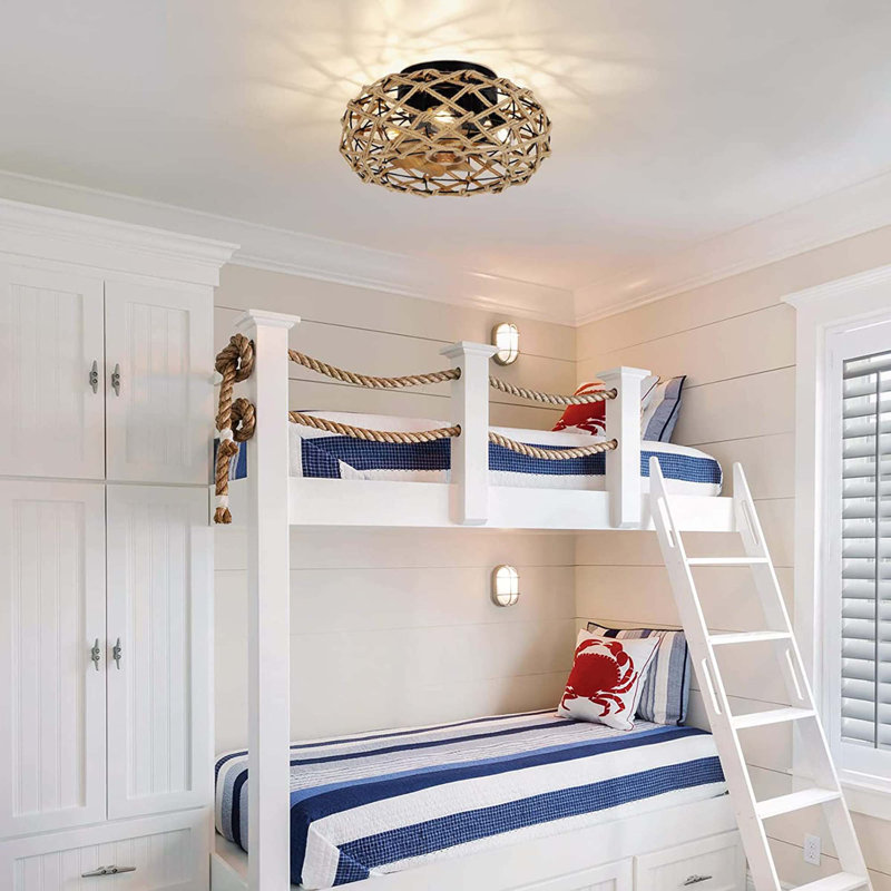 Ventilateur de plafond 12 po avec ensemble d'éclairage Turnerville