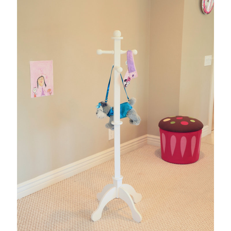 Waterbury Freestanding Coat Rack, White