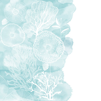 " Hand-Drawn Sea Plants " by Aqua_Marinka