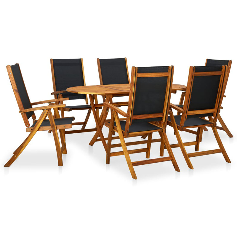 Hico Oval 6 - Person Dining Set