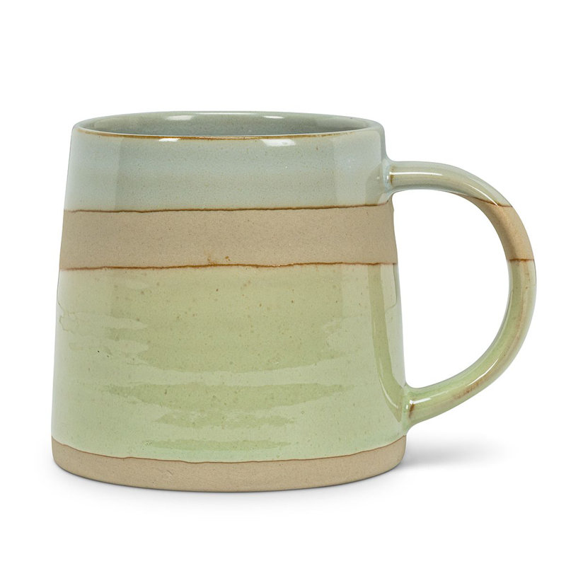 Havilah Stoneware Coffee Mug, Blue/Brown/Green
