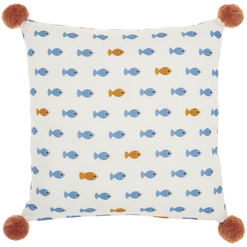  Housse et insert de coussin en coton Love Whale