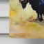 Drapeau du bison en bois