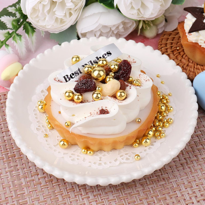 Gold Pearl Sprinkles for Cake Decorating