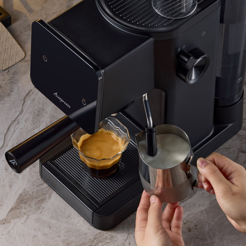 Self-cleaning Touchscreen Espresso Machine Compact, 20 Bar, Steam Wand, Cold Brew Coffee Maker