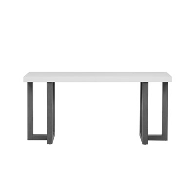 Geometric Design Console Table With Solid Pine Legs,Suitable For Entryway, Hallway, Living Room, Bedroom