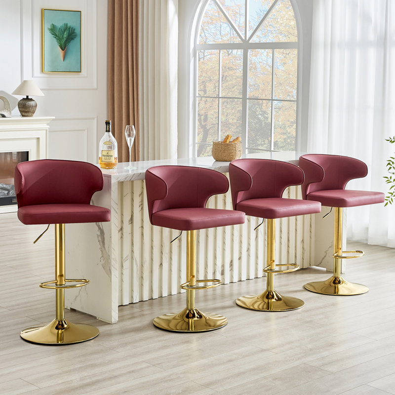 Chaise de bar rotative moderne réglable