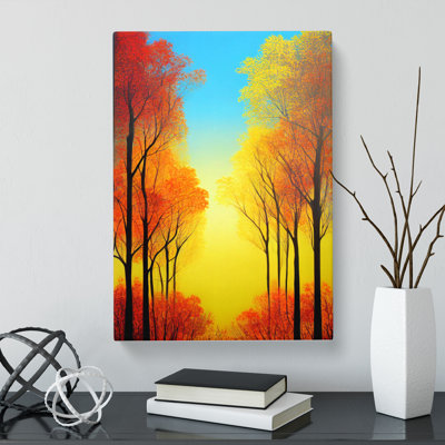 Autumn Forest Landscape Vol.1 - Wrapped Canvas Print