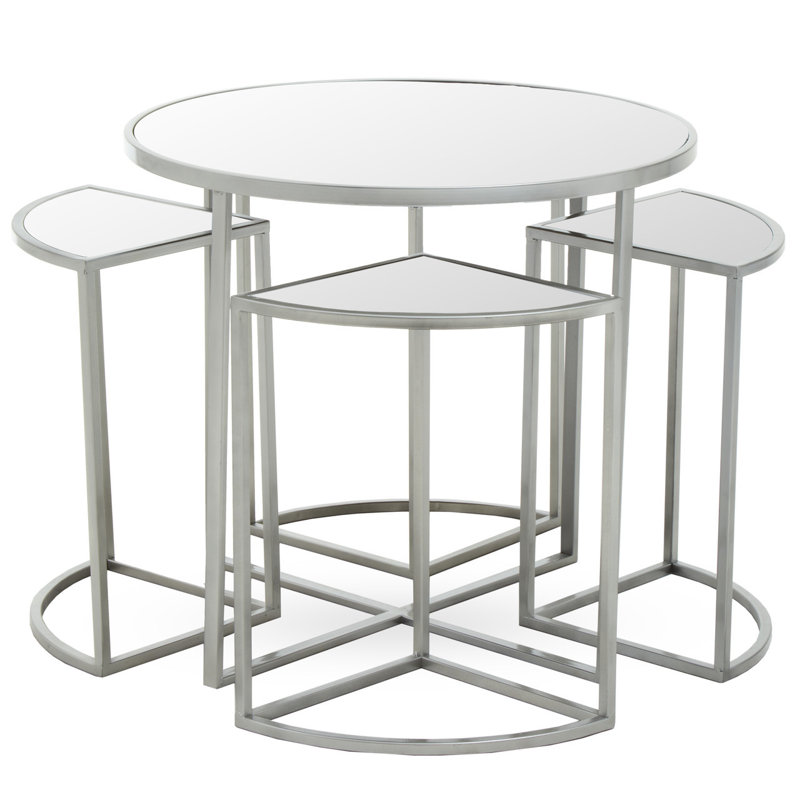 Edney Glass Top Nesting Tables