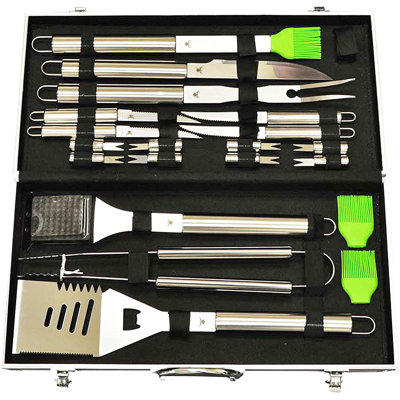 Steel Non-Stick Grilling Tool Set