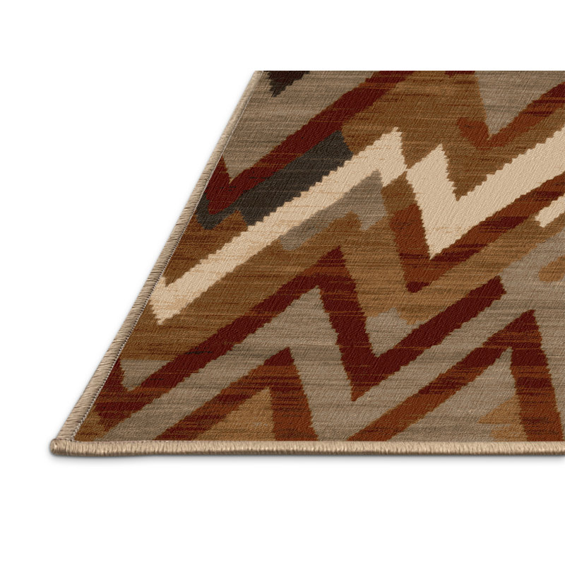 Tapis brun lavable à la machine