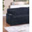 Modern Style 2Pc Convertible Sectional Pull Out Sofa Fold Down Table Cup Holder Usb Port Storage Chaise Matching Pillow Primary Living Room-643682431