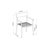 Dugas 5Pc Outdoor Patio FSC Wood Dining Set
