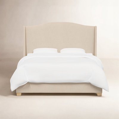 Allis Wingback Platform Bed