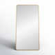 Sabine Metal Rounded Rectangle Floor Mirror