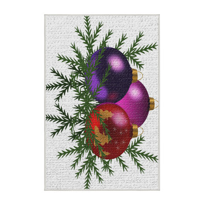 Tapis de noël purple area