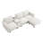 [VIDEO+NEW]109*57" Modern Sectional Cloud Sofa With Console