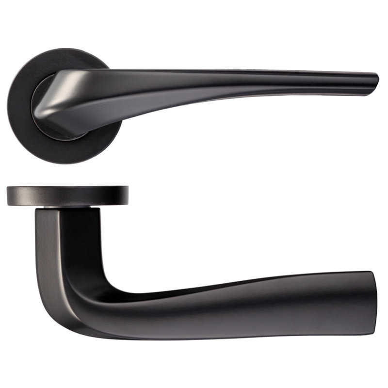 Draco Internal Door Handle Pack, Matte Black