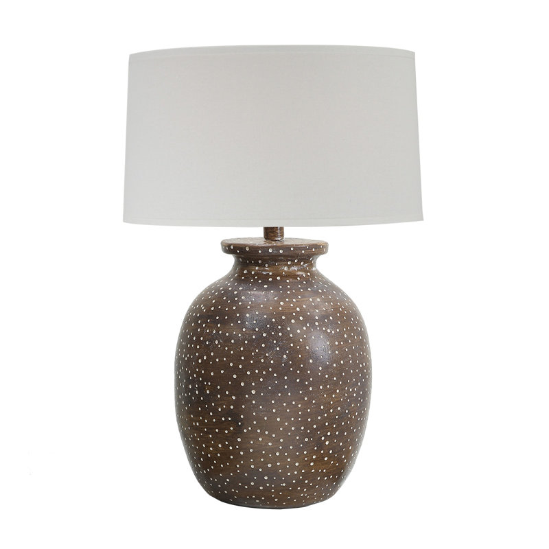 Shontella Alabaster Table Lamp, Brown