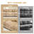 170 Inch Oversized Camel Corduroy Modular Sectional Couch, Ergonomic Living Room Sofa with 12 Throw Pillows-711675580-711675577