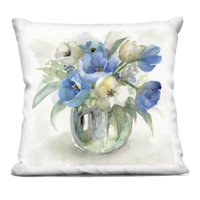 Coussin Blue Tulip