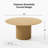 Maianh Round Solid and Manufactured Wood Pedestal Dining Table-193167444-193167450