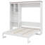 Lit escamotable avec bureau, armoire de rangement multicouche, lit escamotable mural Farmhouse avec lattes en bois-623332503