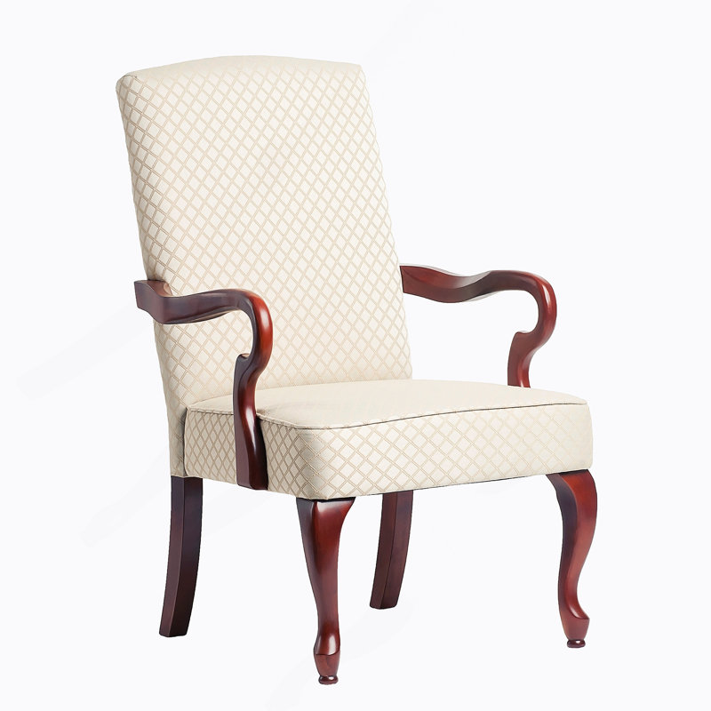 Fauteuil col de cygne beige