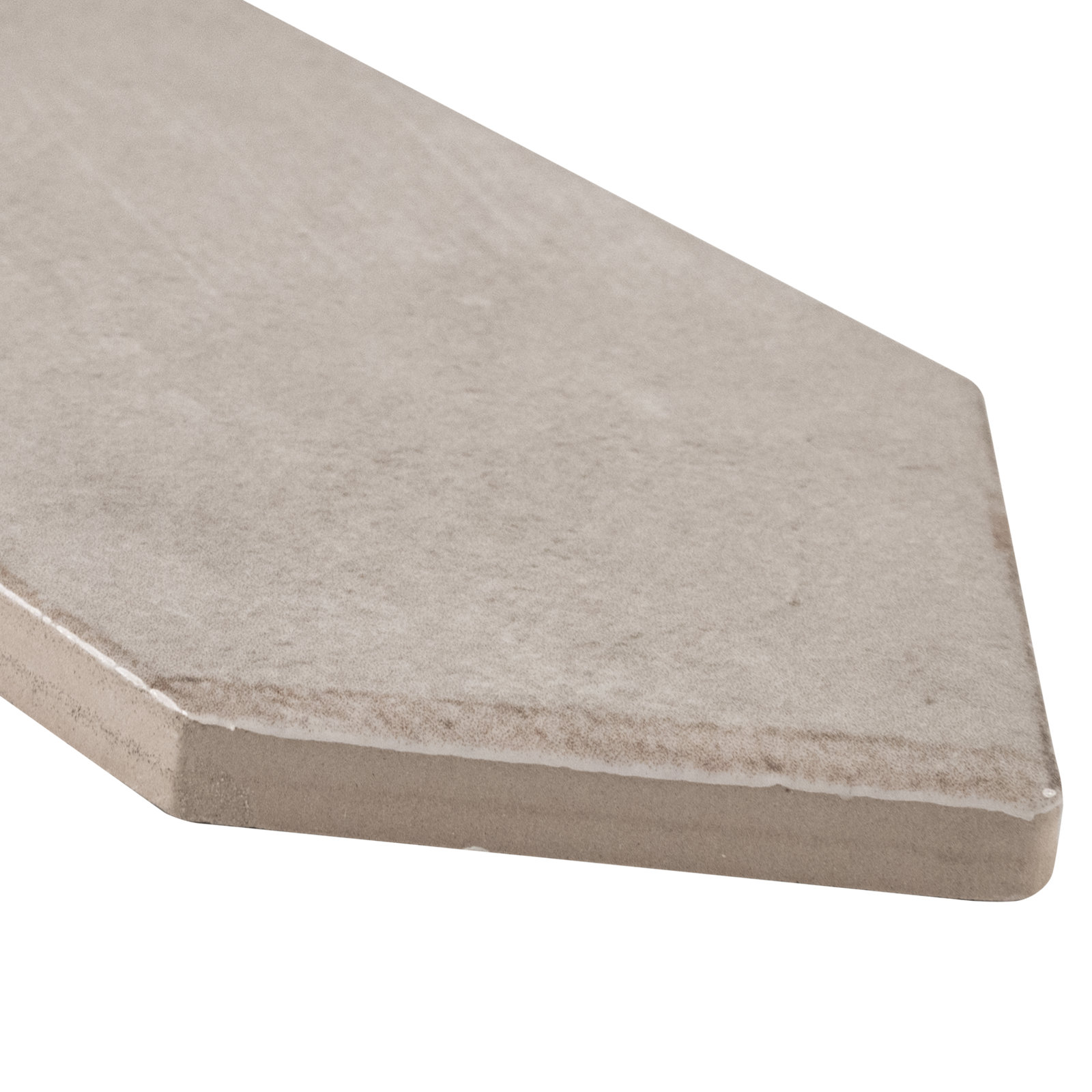 Renzo Ceramic Picket Wall Tile, Sterling