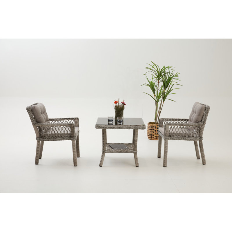 Divona Rectangular 5 - Person Dining Set