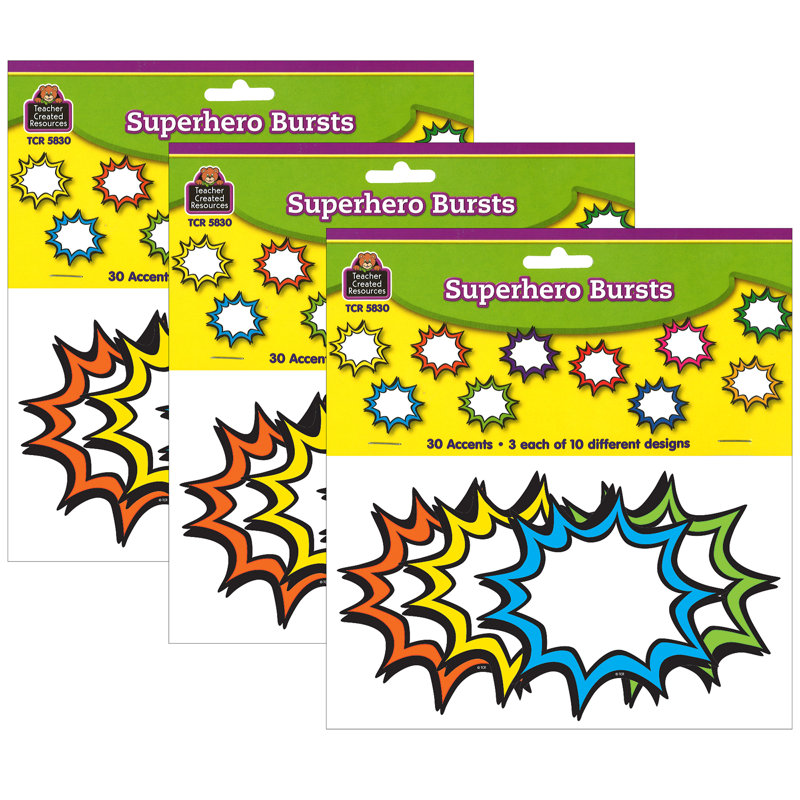 Super-héros éclats décoratifs