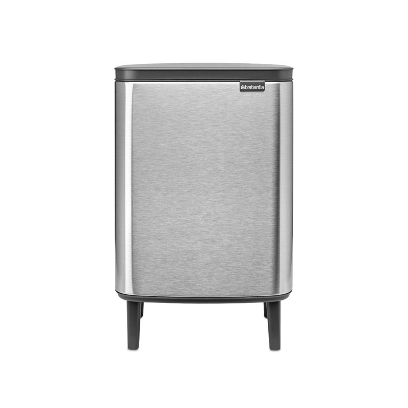 Brabantia 12 Litre Bo Waste Bin Hi, Matt Steel Fingerprint Proof