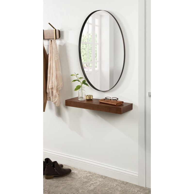Tennant Metal Flat Mirror, Bronze