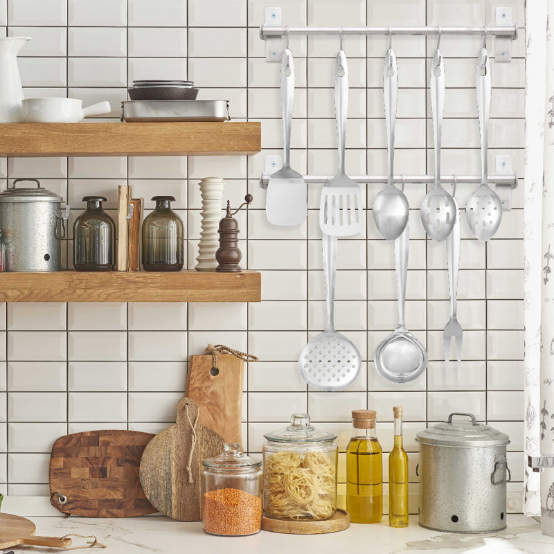 Sleek Stainless Steel 8-Piece Kitchen Utensil Set
