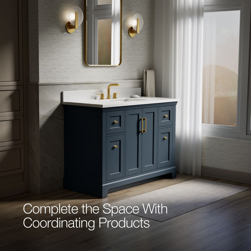 49.02 in. Single Vanity, Tidal Blue