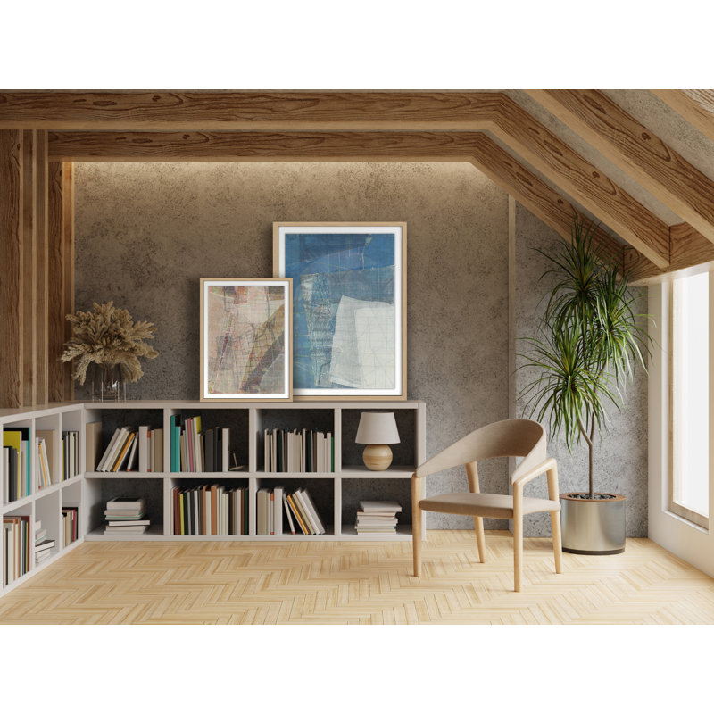 Hungerford Print by Susan Smereka, Nordic Oak, 20" H x 15" W x 1.5" D