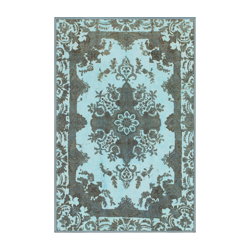 Tapis abstrait moderne 1276, Rectangle de 5 pi x 8 pi