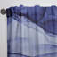 Vagues d'art bleu foncé foncé - Rideau abstrait - Velours obscurcissant - 1 panneau-1345024679