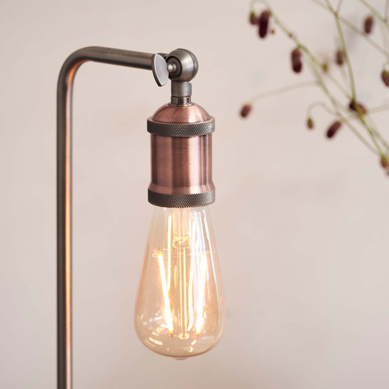 Moxee 45.3Cm Silver Arched Table Lamp Set