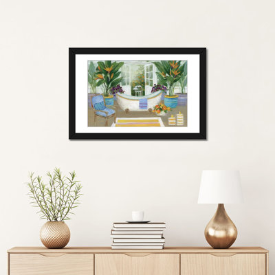 « tropical island spa i », impression sur toile