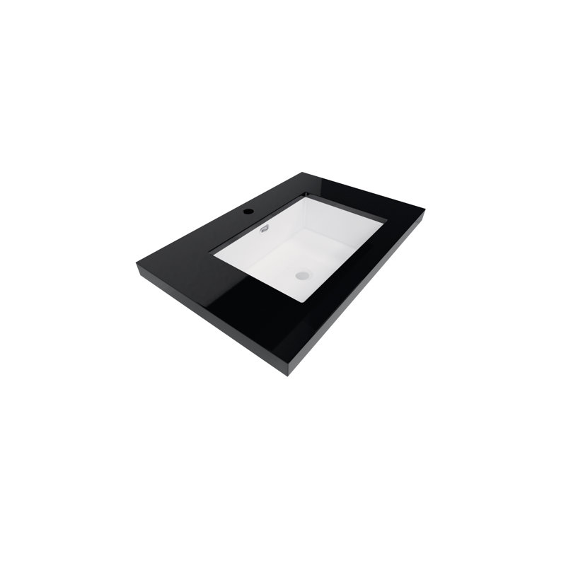 Reyes 31'' Bathroom Vanity Top with Sink