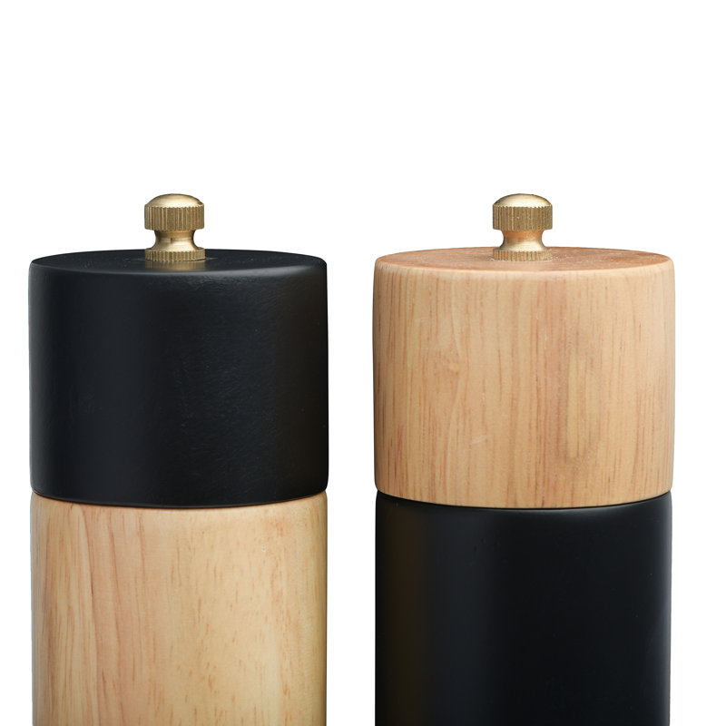 Pacey Wood Salt And Pepper Shaker Set