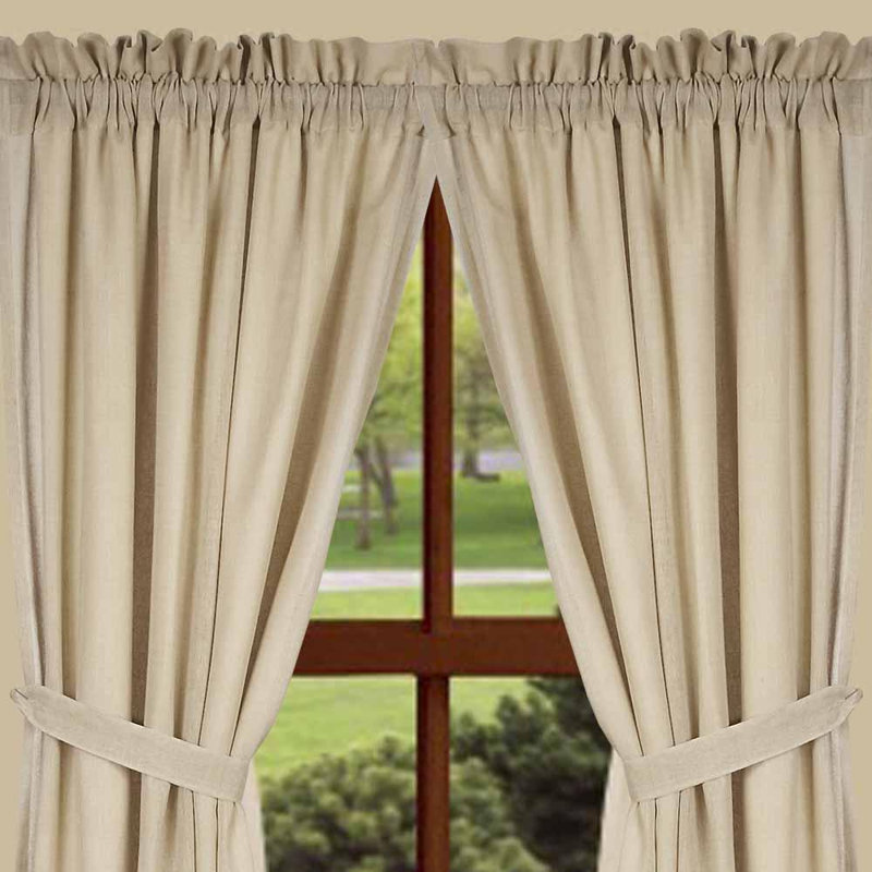     Paire de rideaux Criner, Avoine