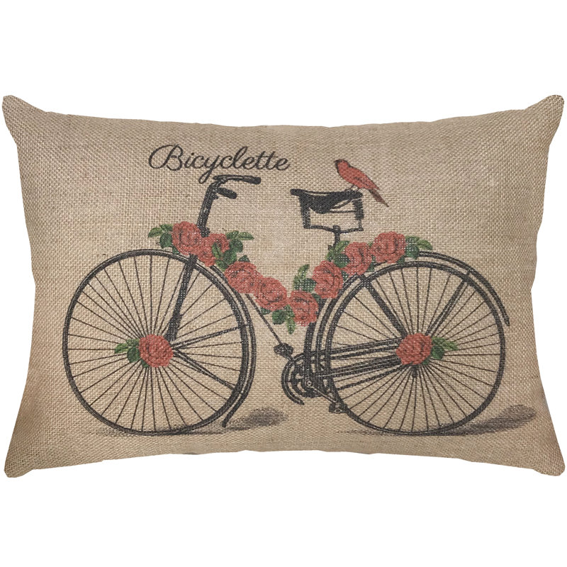 Yockey Jute / Sisal Reversible Throw Pillow