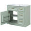 Coiffeuse 36 po avec 4 tiroirs et armoire-423013817